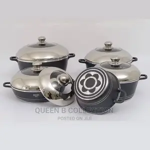 10 Pieces Dessini Non Stick Pots.