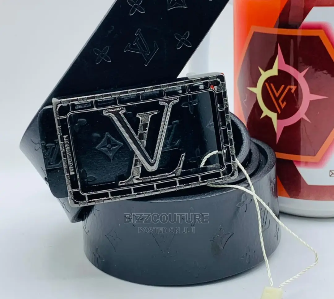 Original LOUIS VUITTON Leather Belts Available in Store