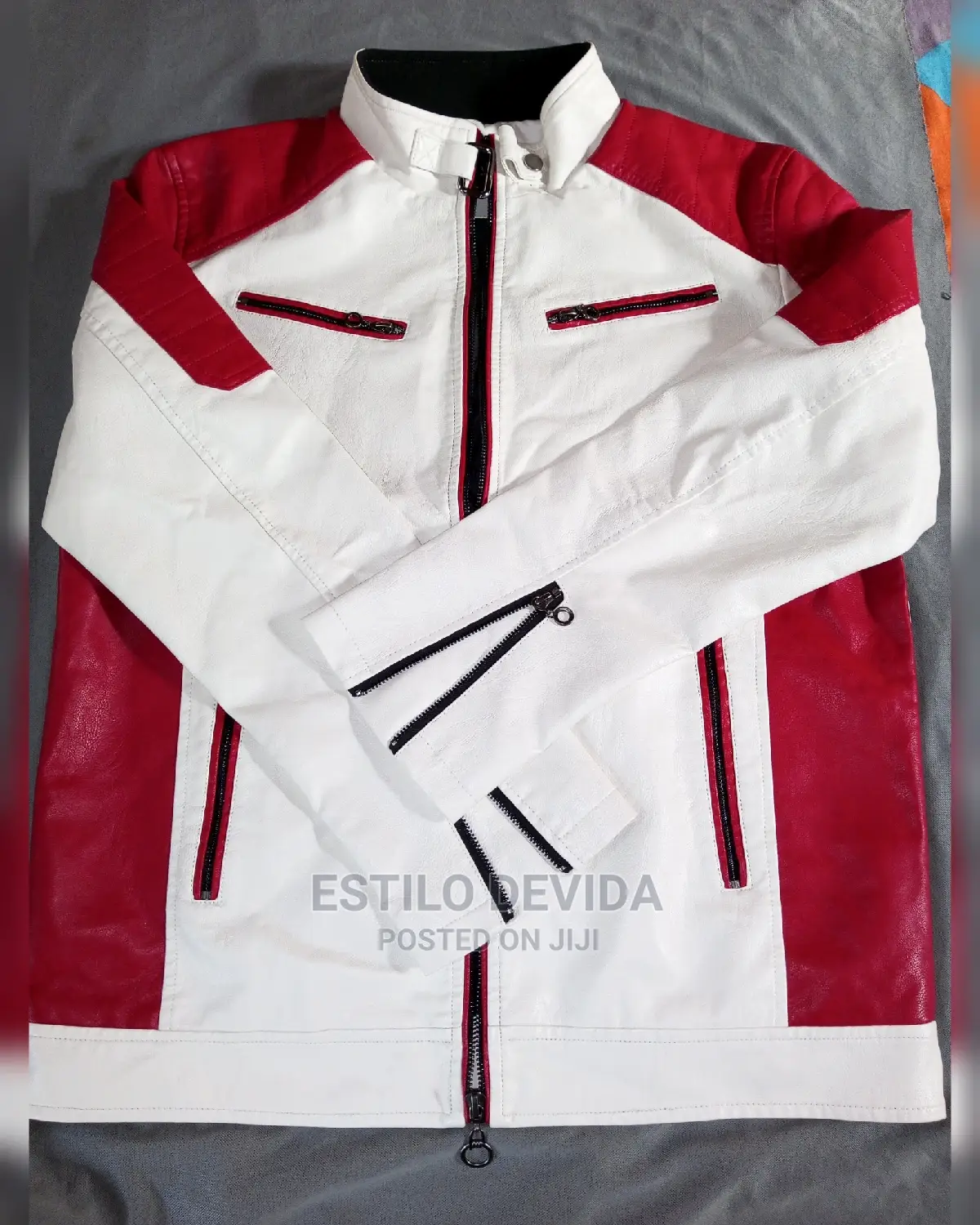 White Leather Jacket