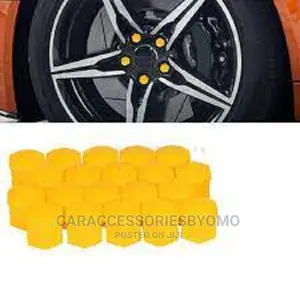 Silicone Hollow Tyre Car Wheel Hub Caps Screw Cover