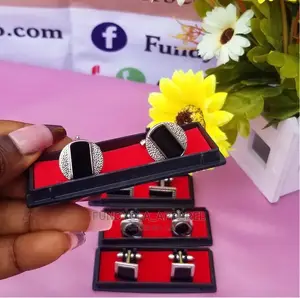 Quality Sliver and Black Cufflink