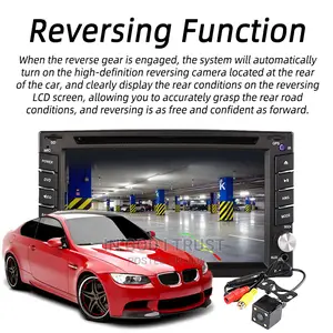 MP5 Player 2 Din Radio DVD/CD Player 7" Remote Control Car