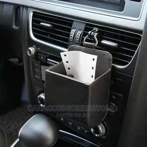 Car Styling PU Leather Tidy Storage Box Car Organizer