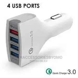 Generic Car Fast Charger 4-Port Usb Car Charger 7a Cigarette