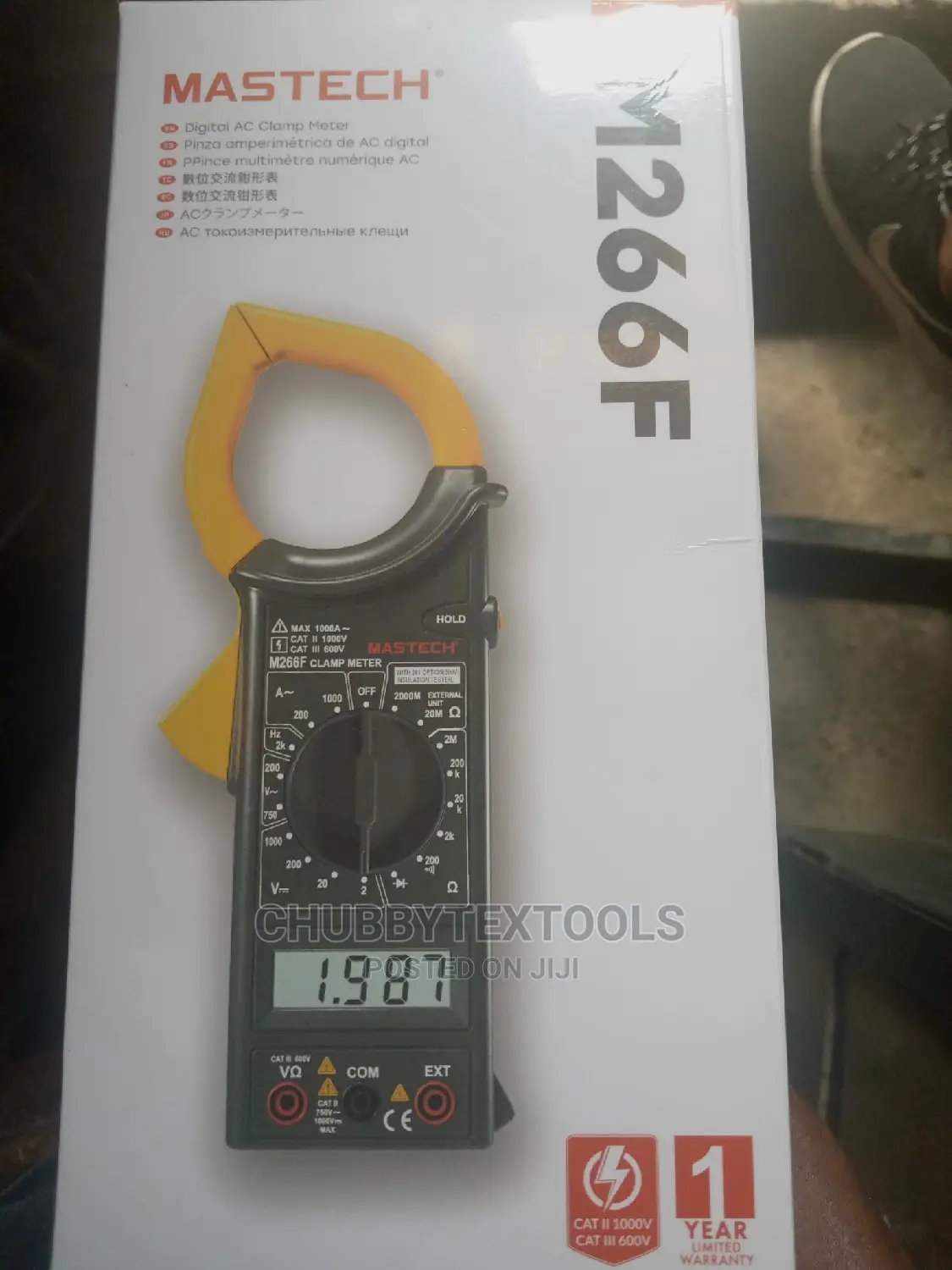 Mastech Digital Clamp Meter M266f