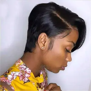 Short Pixie Cut Wig With Lace Closure