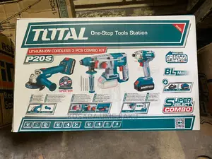 Total Cordless 3in1 Combo Set 20v(Grinder,Rotaryhammer,Drill