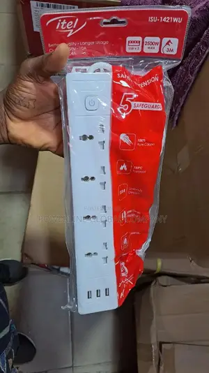 4 Way With Usb Ext Socket for Homes/ Offices/ Companies
