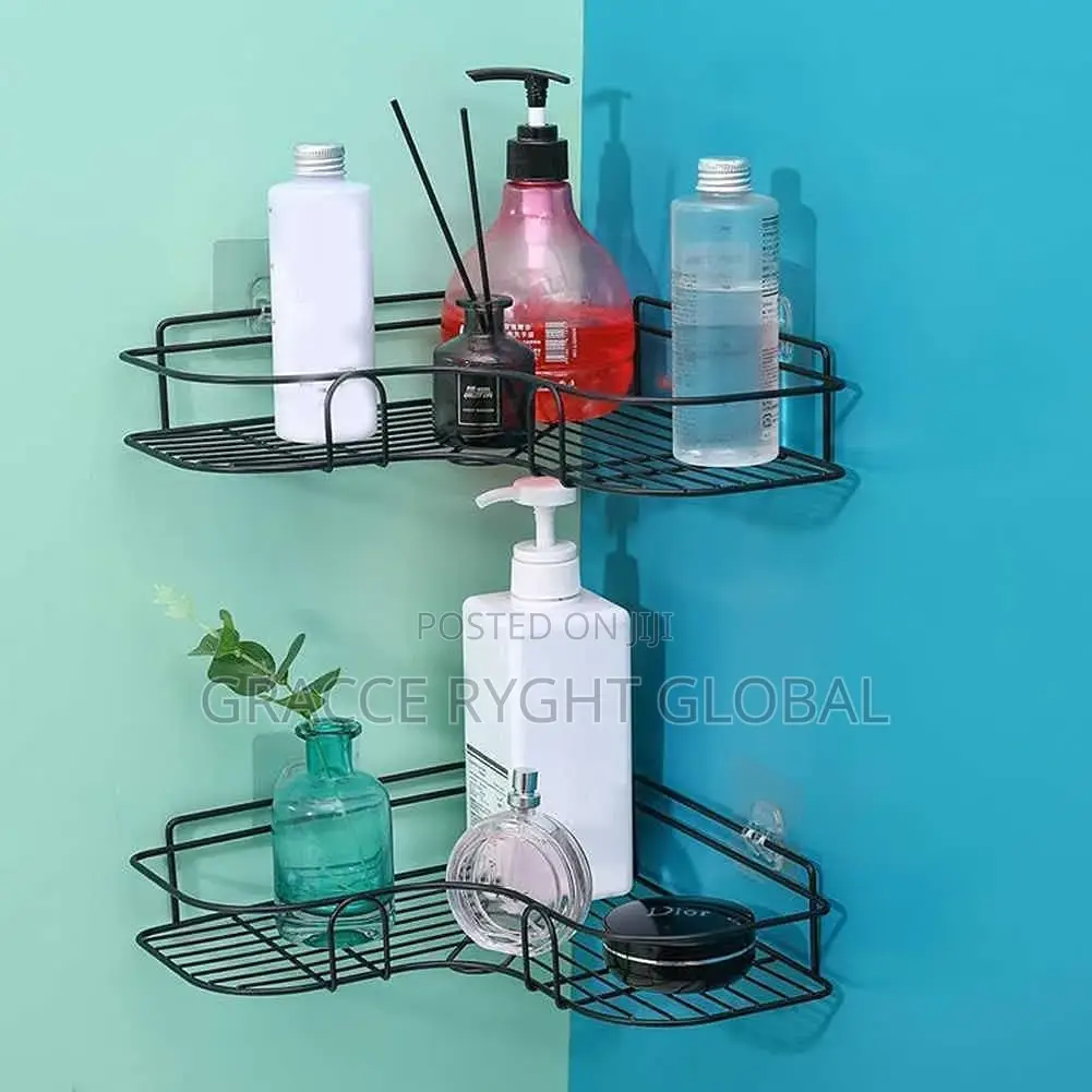 2pcs Bathroom Corner Rack/ Shelf