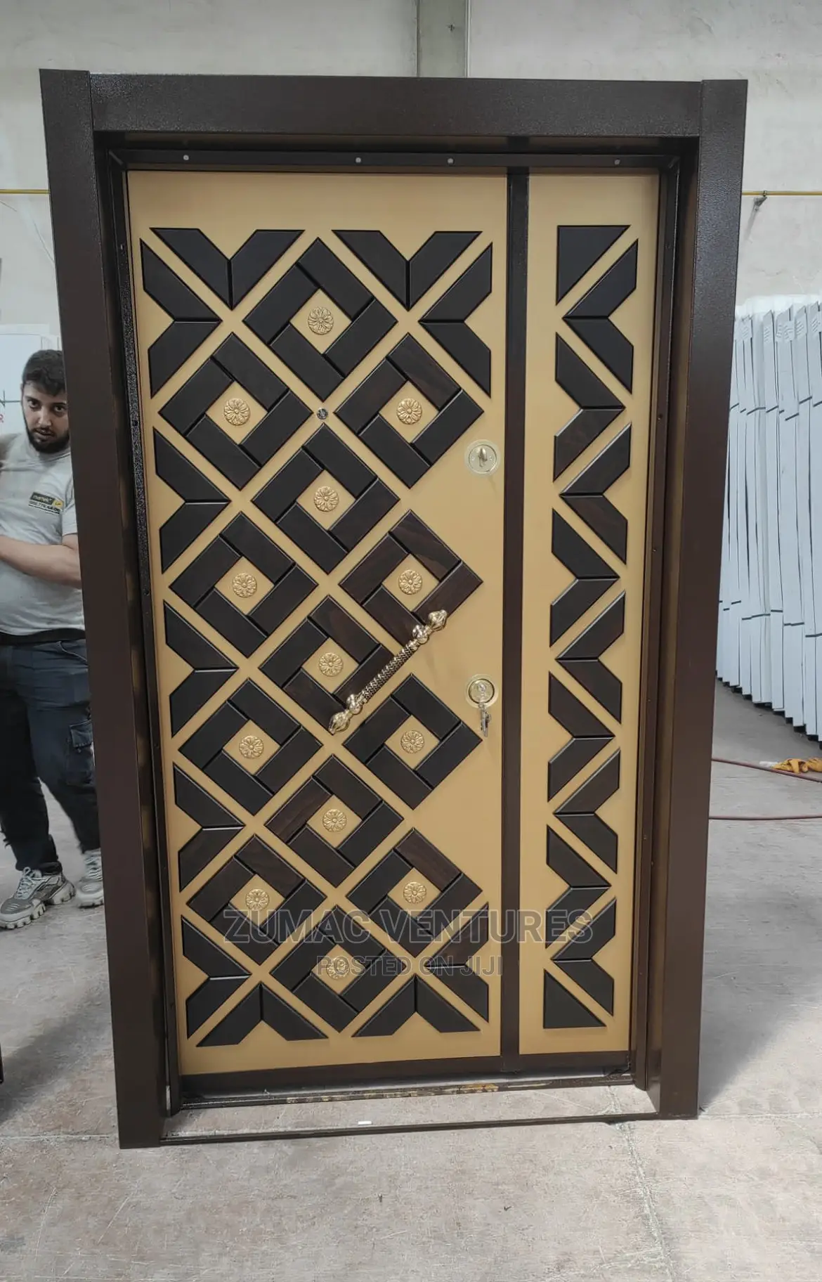 Gold Color Turkish Security Door