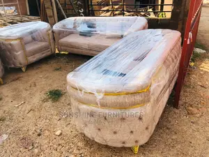Complete Tufted Sofa Set