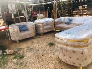 Complete Tufted Sofa Set