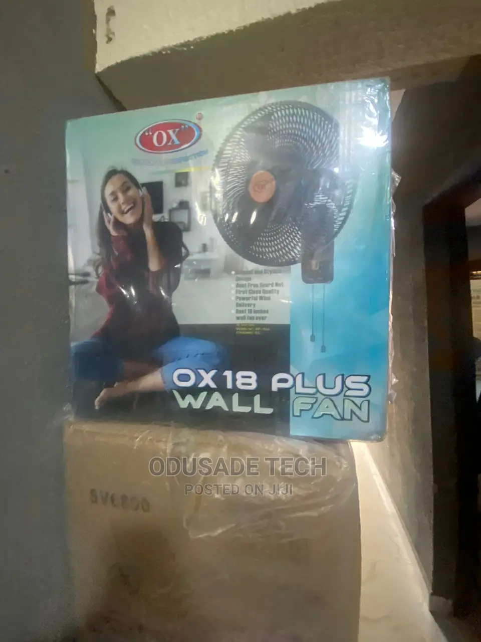 Ox 18 Inch Plus 3 - Power Setting Wall Fan