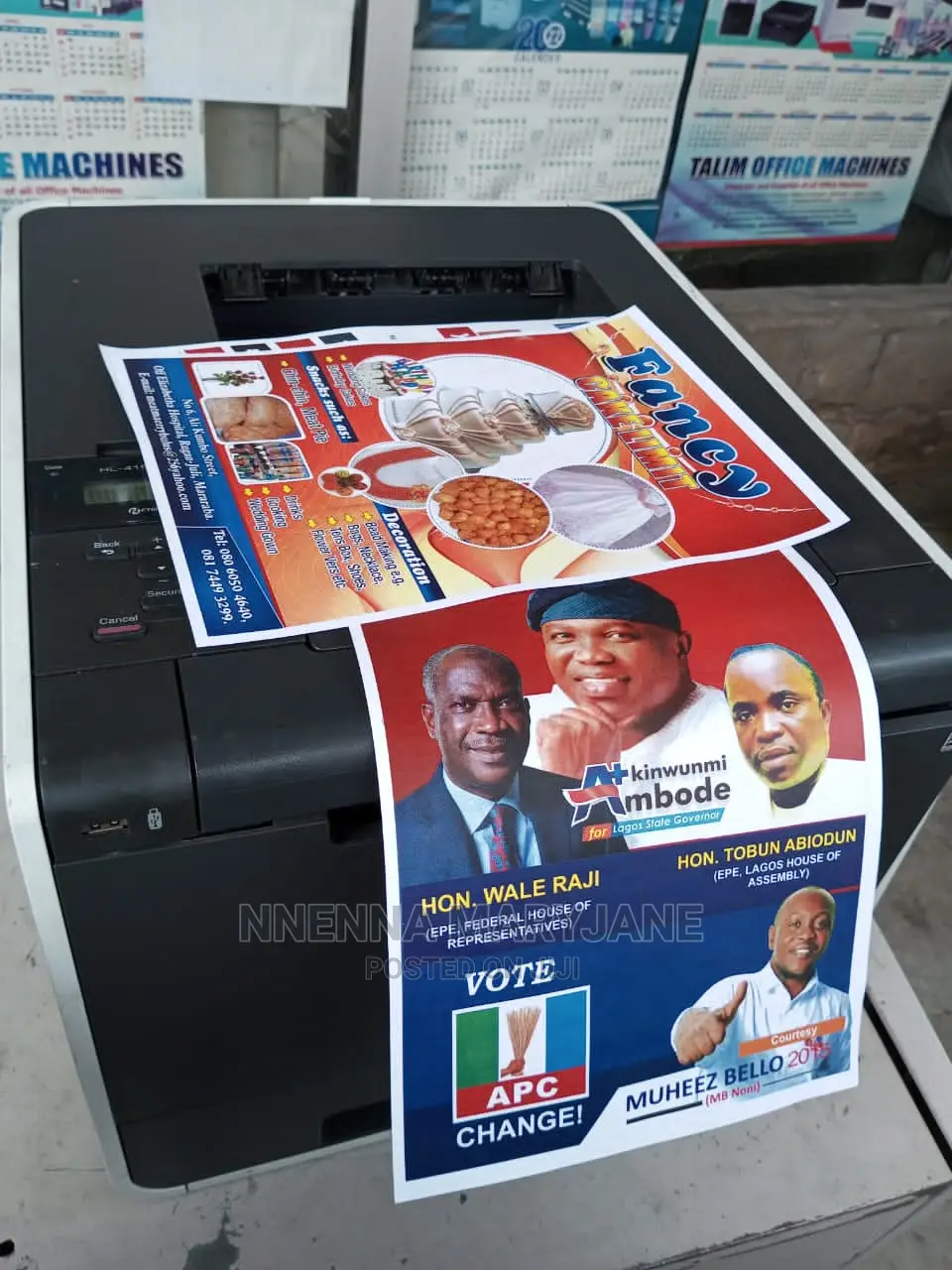 Brother Coloured Wireless Printer
