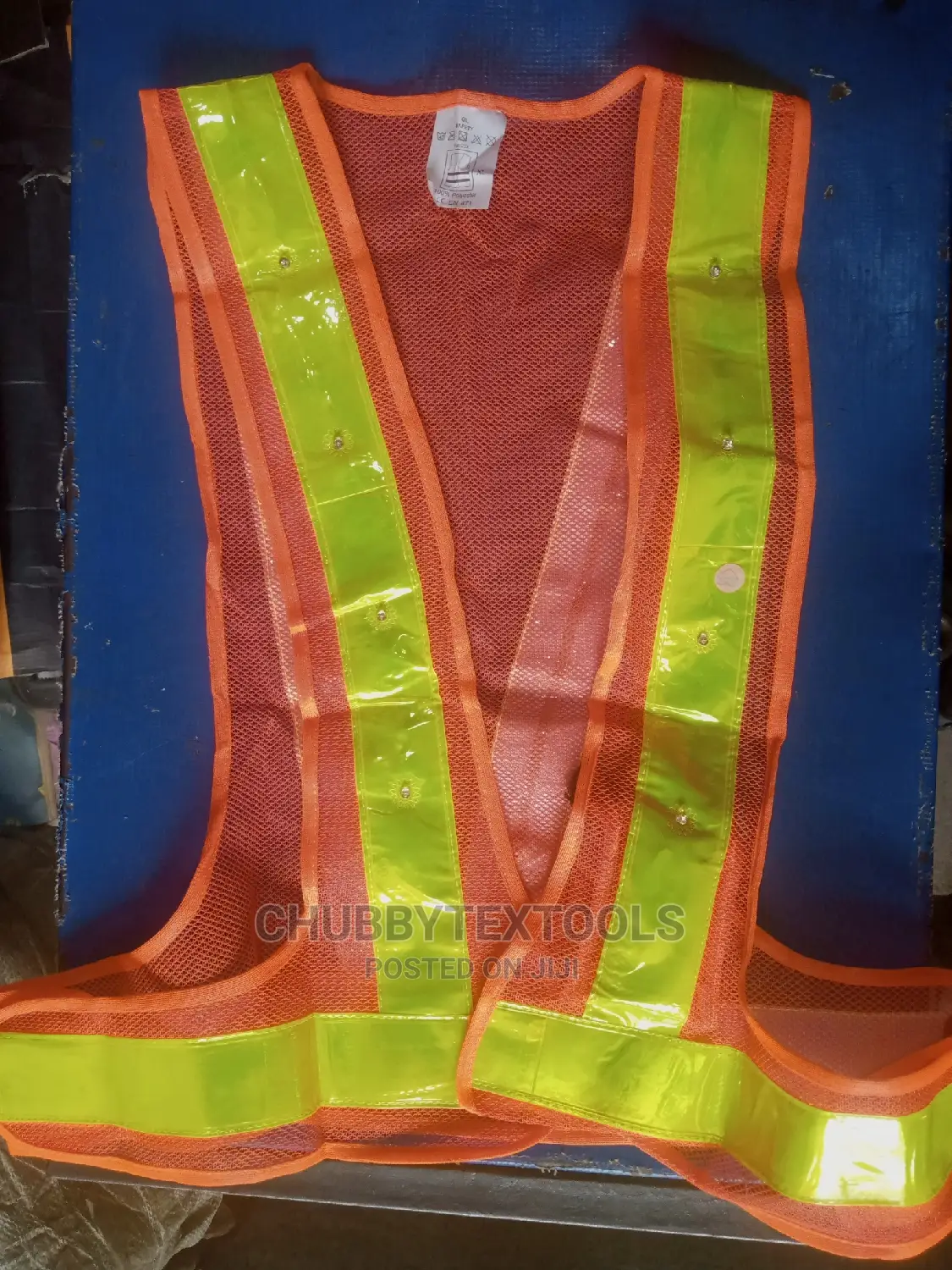 Net Reflective Jacket With Light