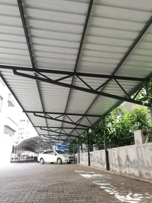Carport Roofed With Aluminium
