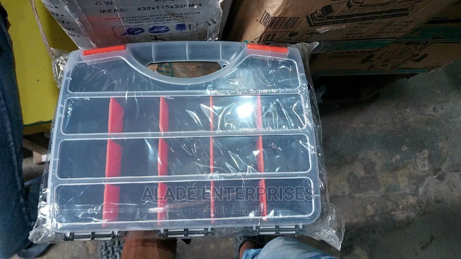 Plastic Storage Box Organizer Container With Handle