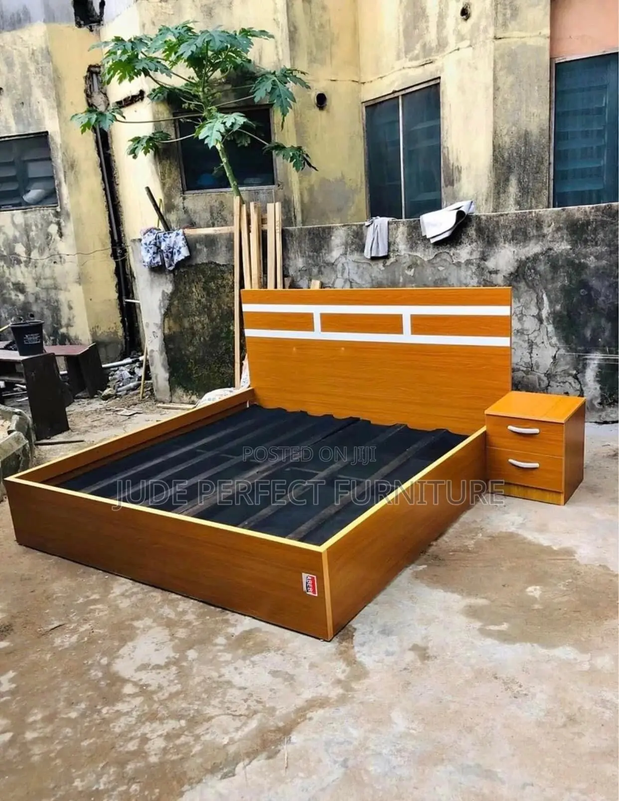 6by6ft Bed Frame in Isolo Furniture, Jude Perfect Furniture Jiji.ng