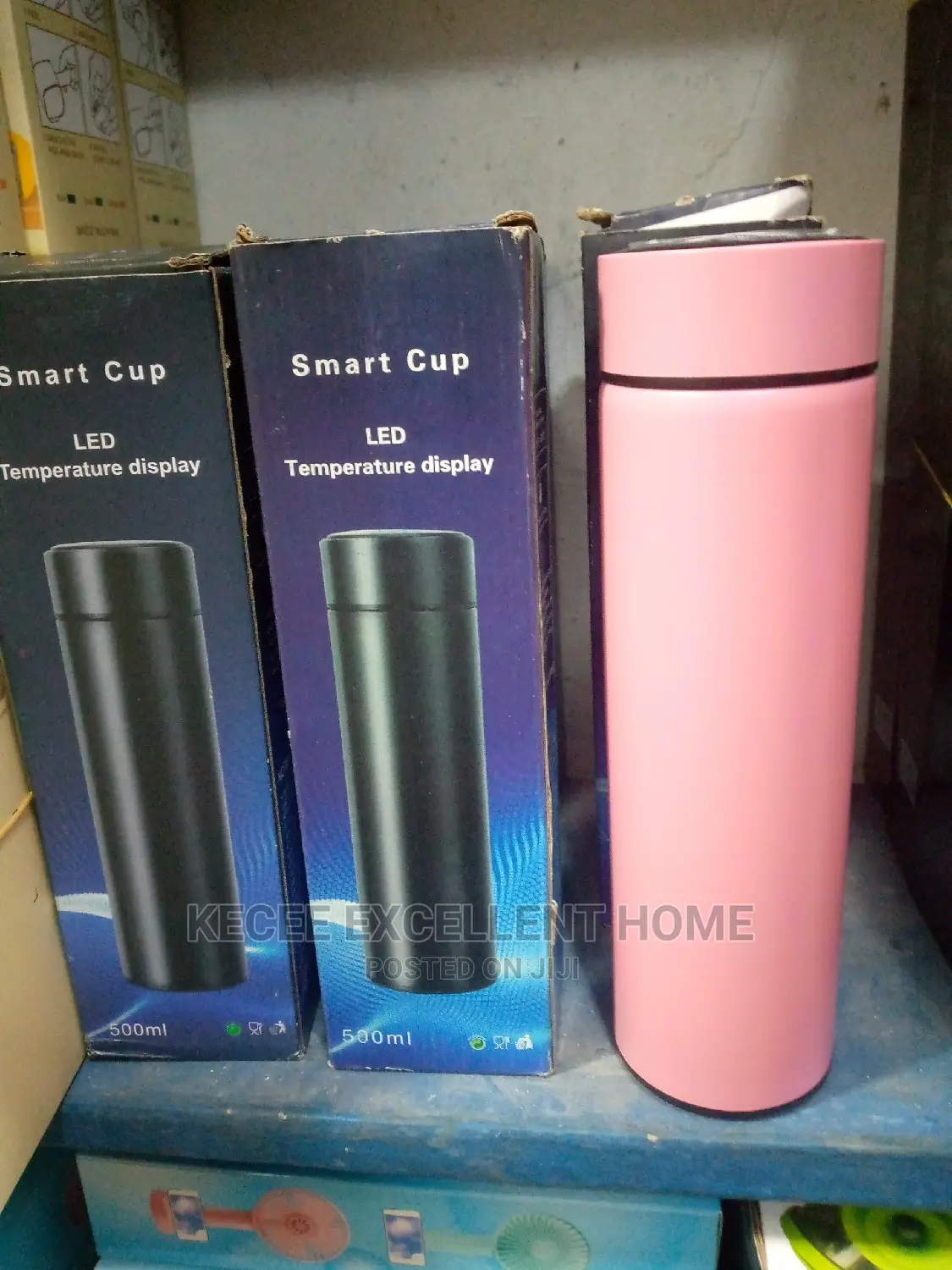 Smart Cup Led Temperature Display Water Bottle - 500m