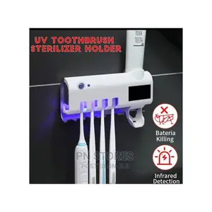 Uv Toothbrush Sterilizer With Toothpaste Dispenser