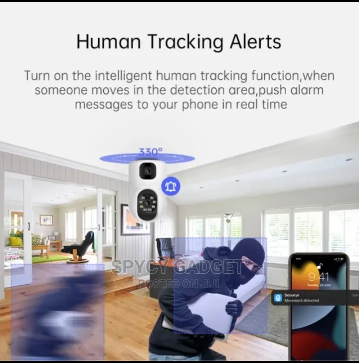 Dual Lens HD WIFI IP Camera