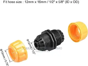 Garden Water Hose Connector 1/2 ID Plastic
