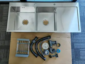 Double Bowl Single Tray Kitchen Sink