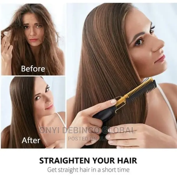 2 IN 1 Professional Electric Hot Comb Straightener