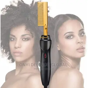 2 IN 1 Professional Electric Hot Comb Straightener