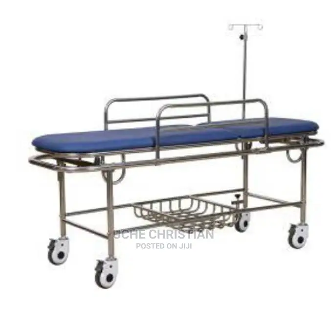 Double Step Patient Trolley