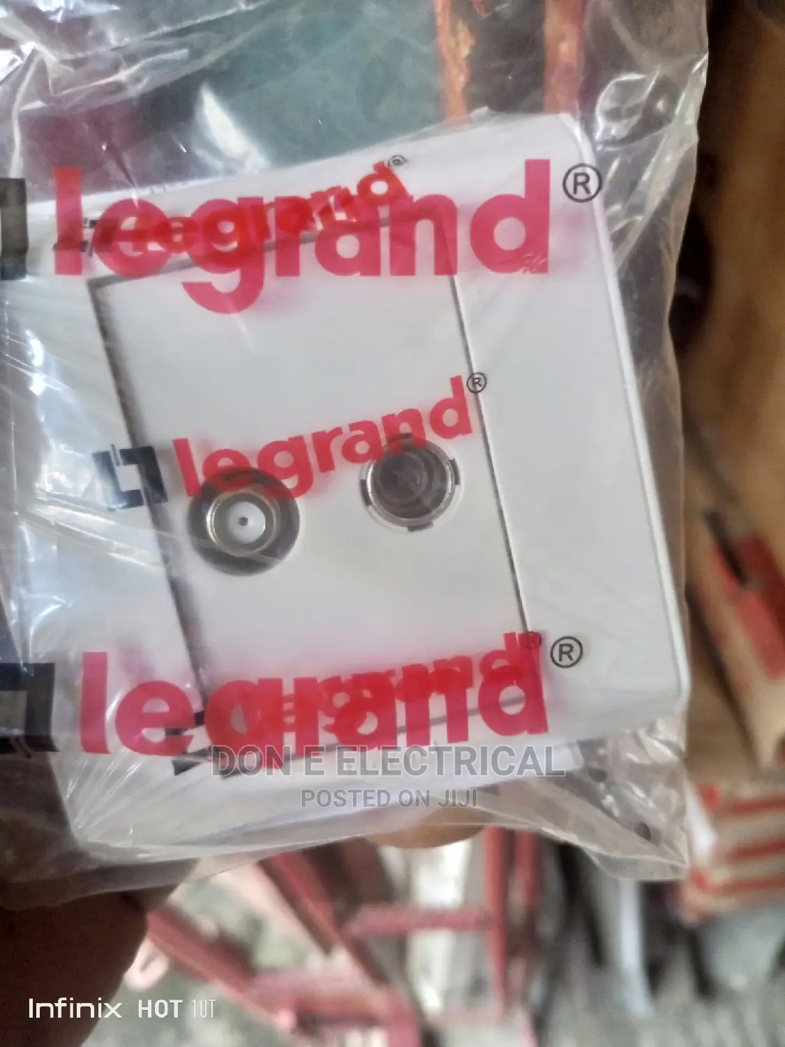 Original Double TV Socket Legrand