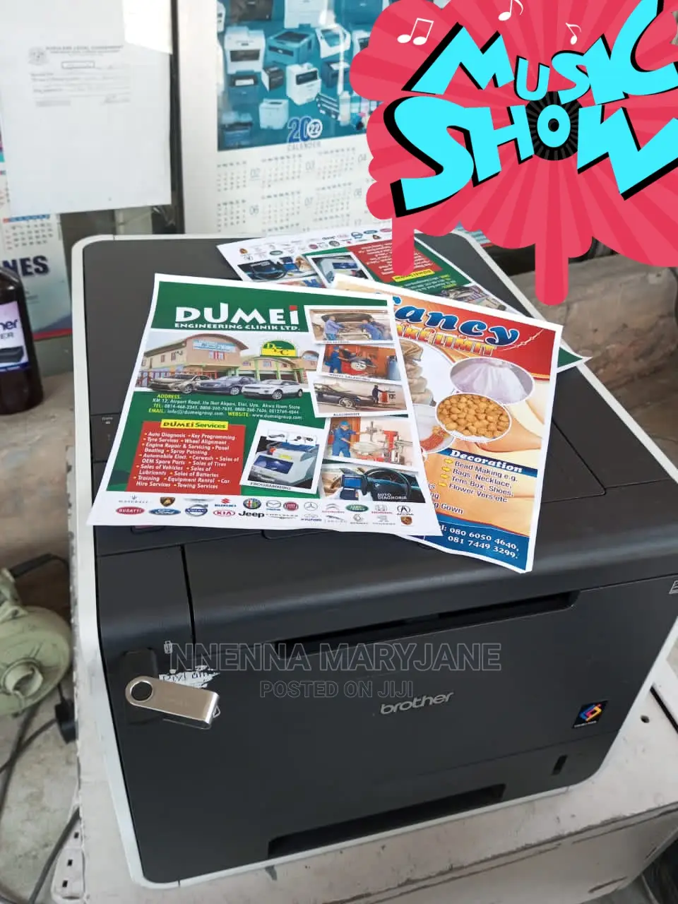 Brother Coloured Wireless Printer