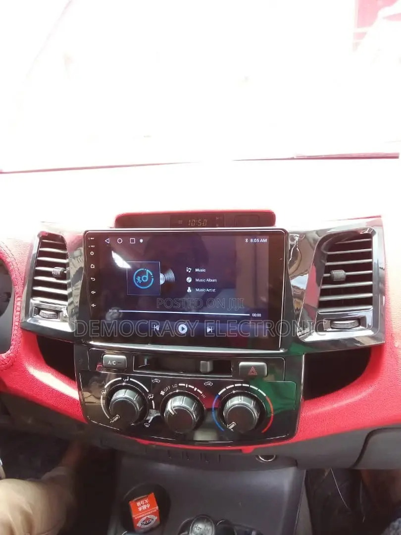 Toyota Hilux 2010 Android Screen With GPS Navigation System