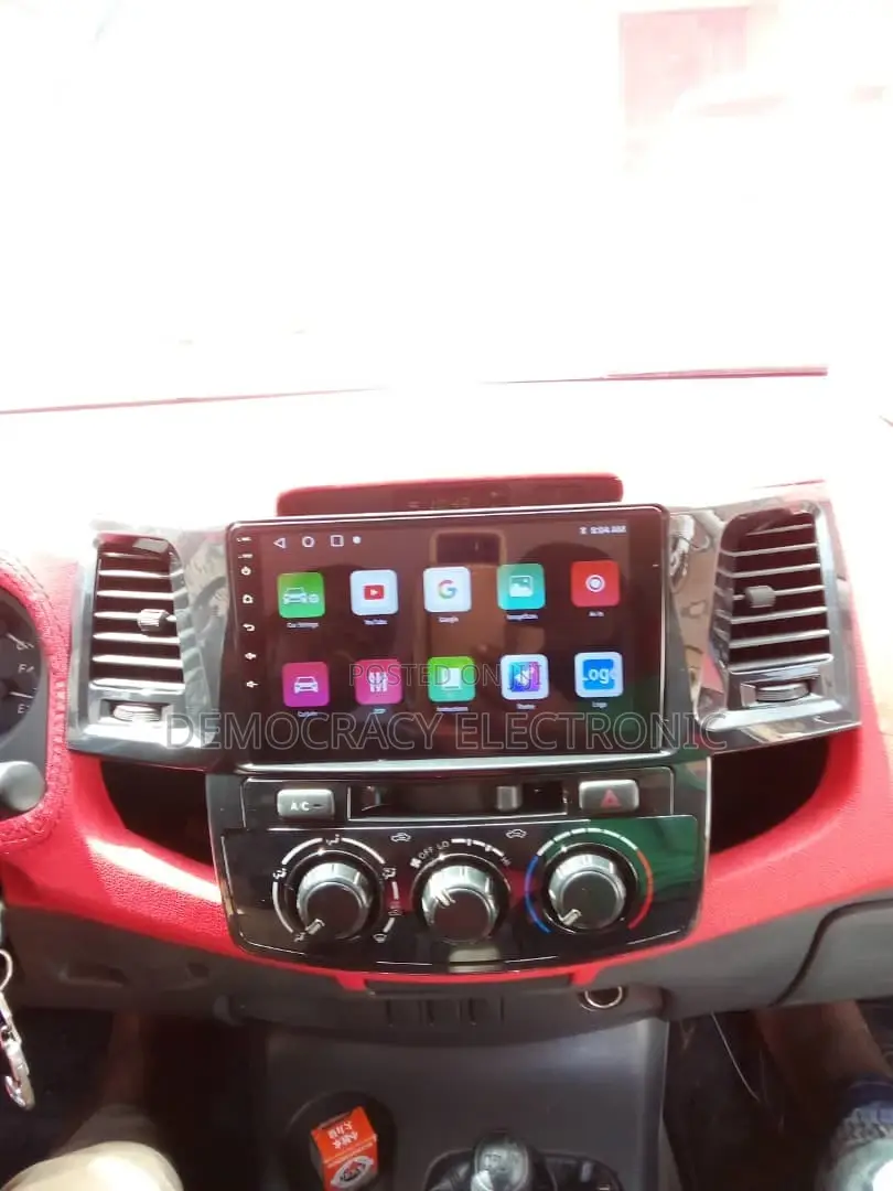 Toyota Hilux 2010 Android Screen With GPS Navigation System