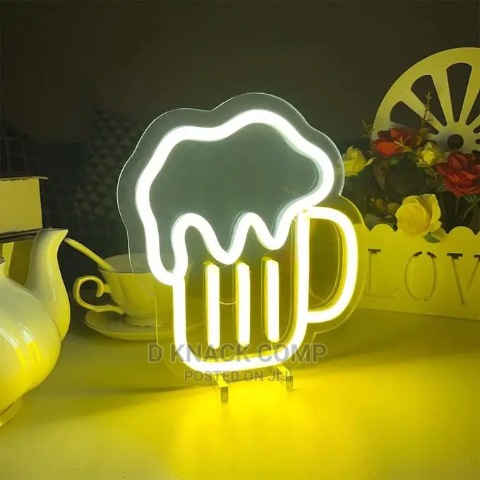 Beer Neon Sign USB Night Light-18*20cm
