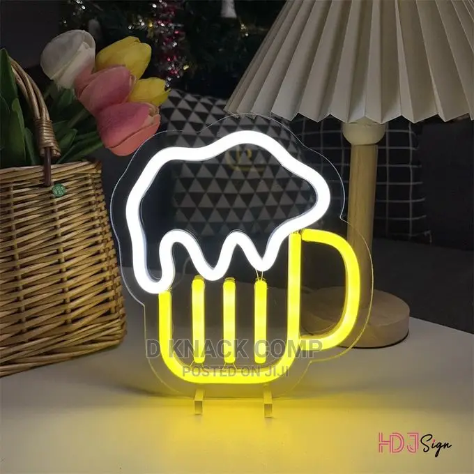 Beer Neon Sign USB Night Light-18*20cm