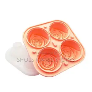 Silicone Rose Shaped Ice Mould