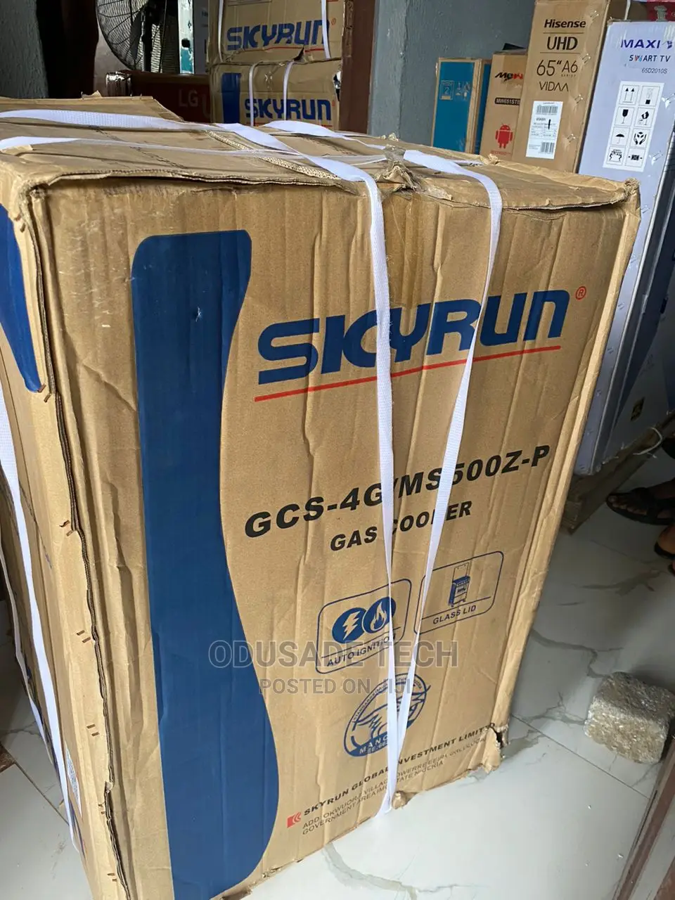 Skyrun [4] Burner / [4+0] / Gas Cooker (Brown)