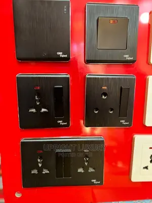 13amps Double Socket Black