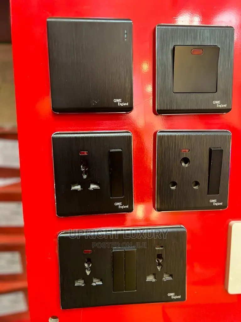 1gang Switch. Black