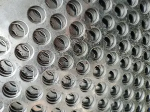 14mm Hole by 3mm Tick Stainless Perforated Plate
