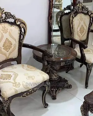 Luxurious Chair With Size Stool