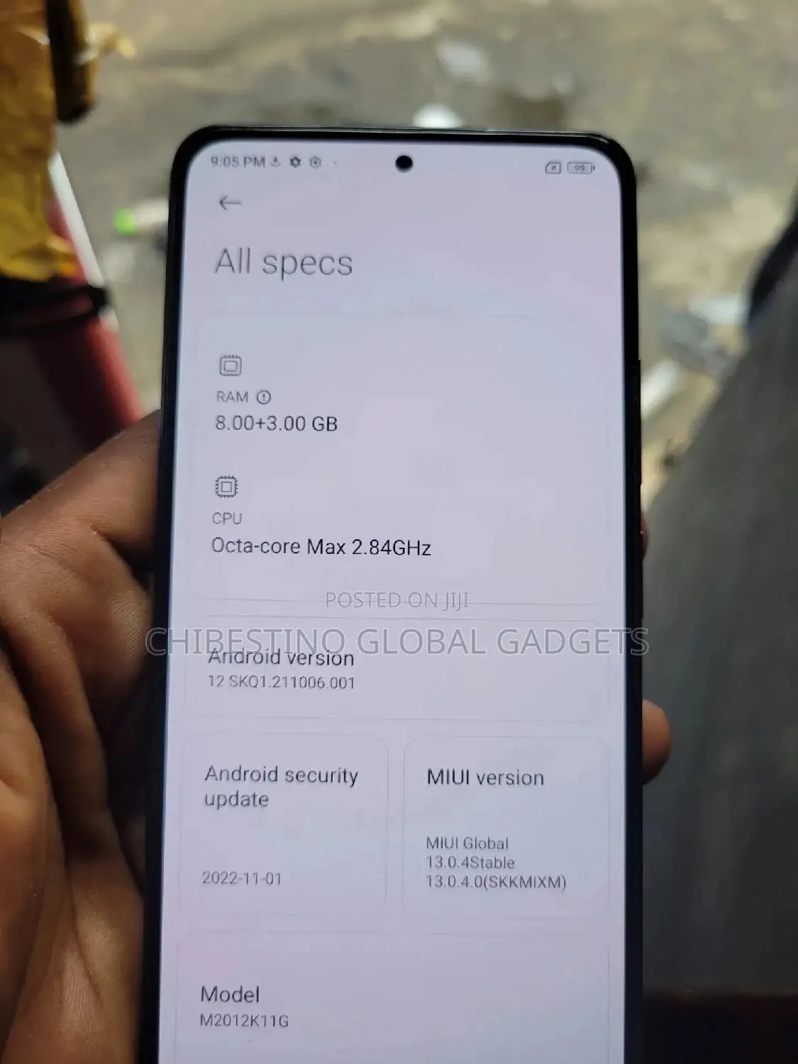 Xiaomi Mi 11i 256 GB Black