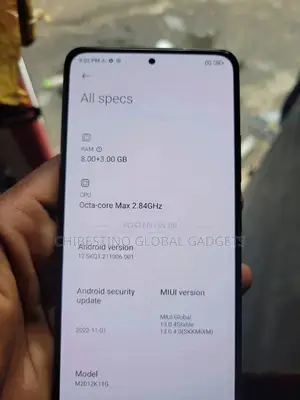 Xiaomi Mi 11i 256 GB Black