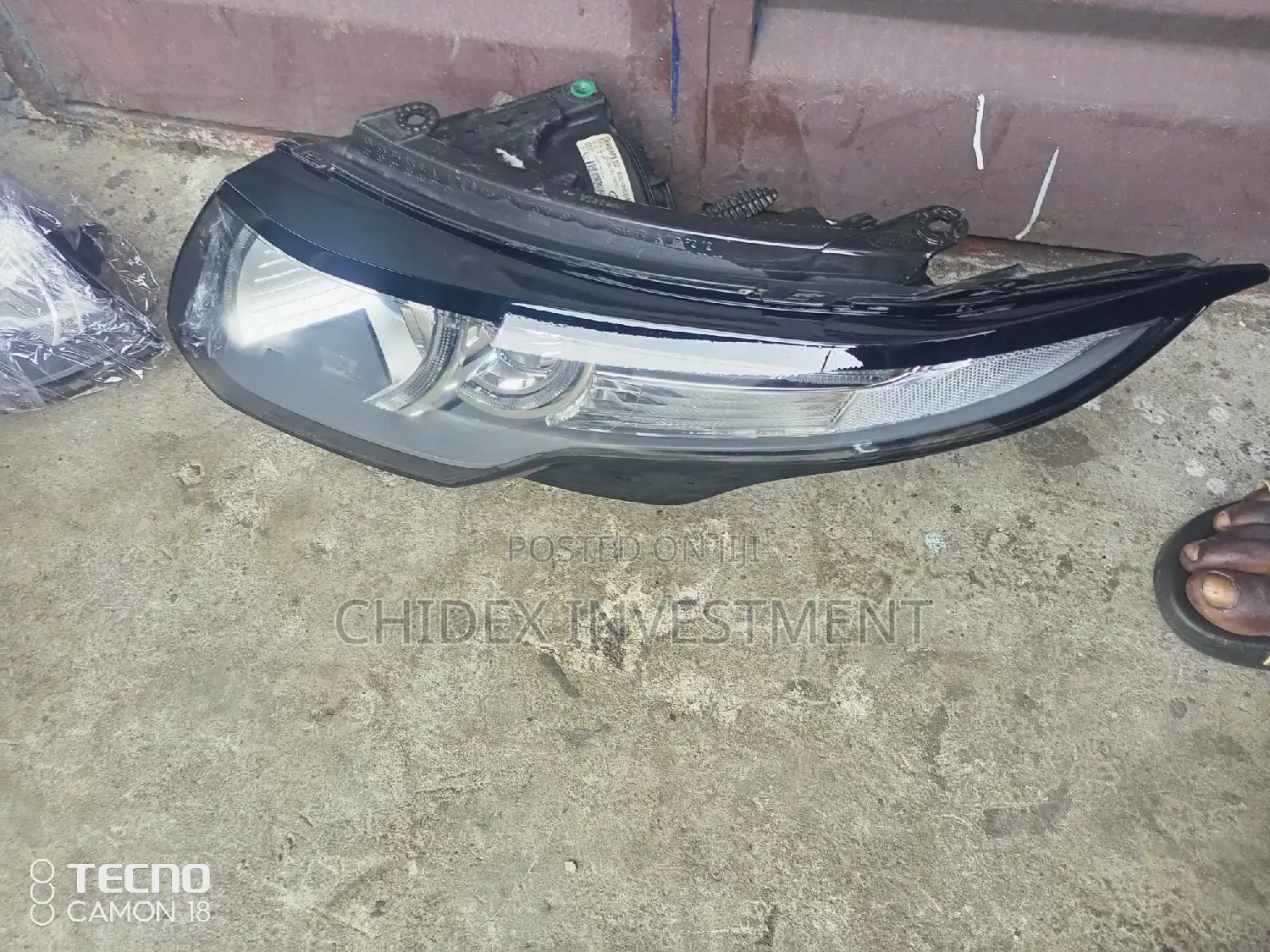 Headlight Range Rover Evoque 2013