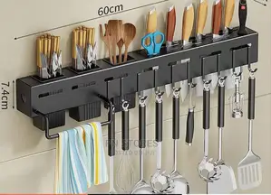 60cm Wall Mounted Knife Cutlery Holder
