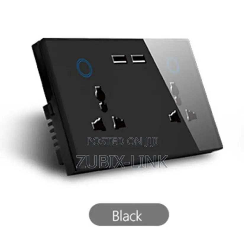 Smart Touch Wall Double Socket With Usb Port
