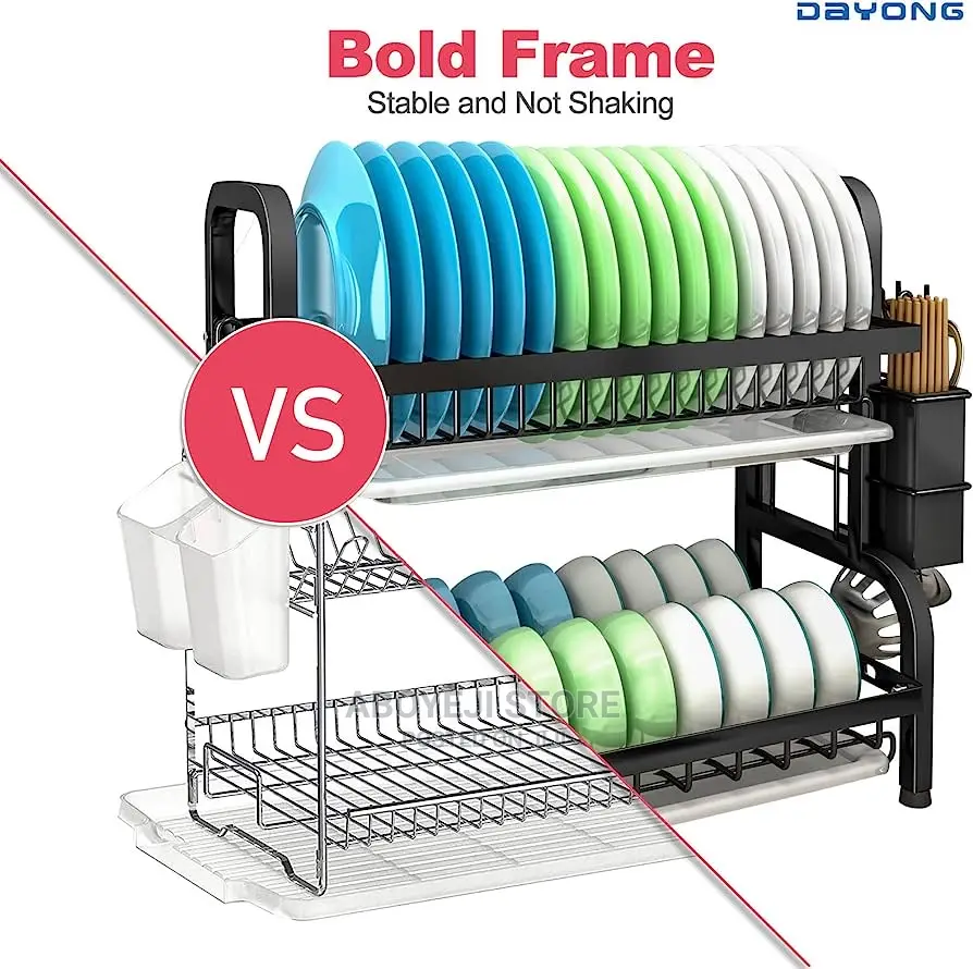 3 and 2 Tier Dish Drying Rack