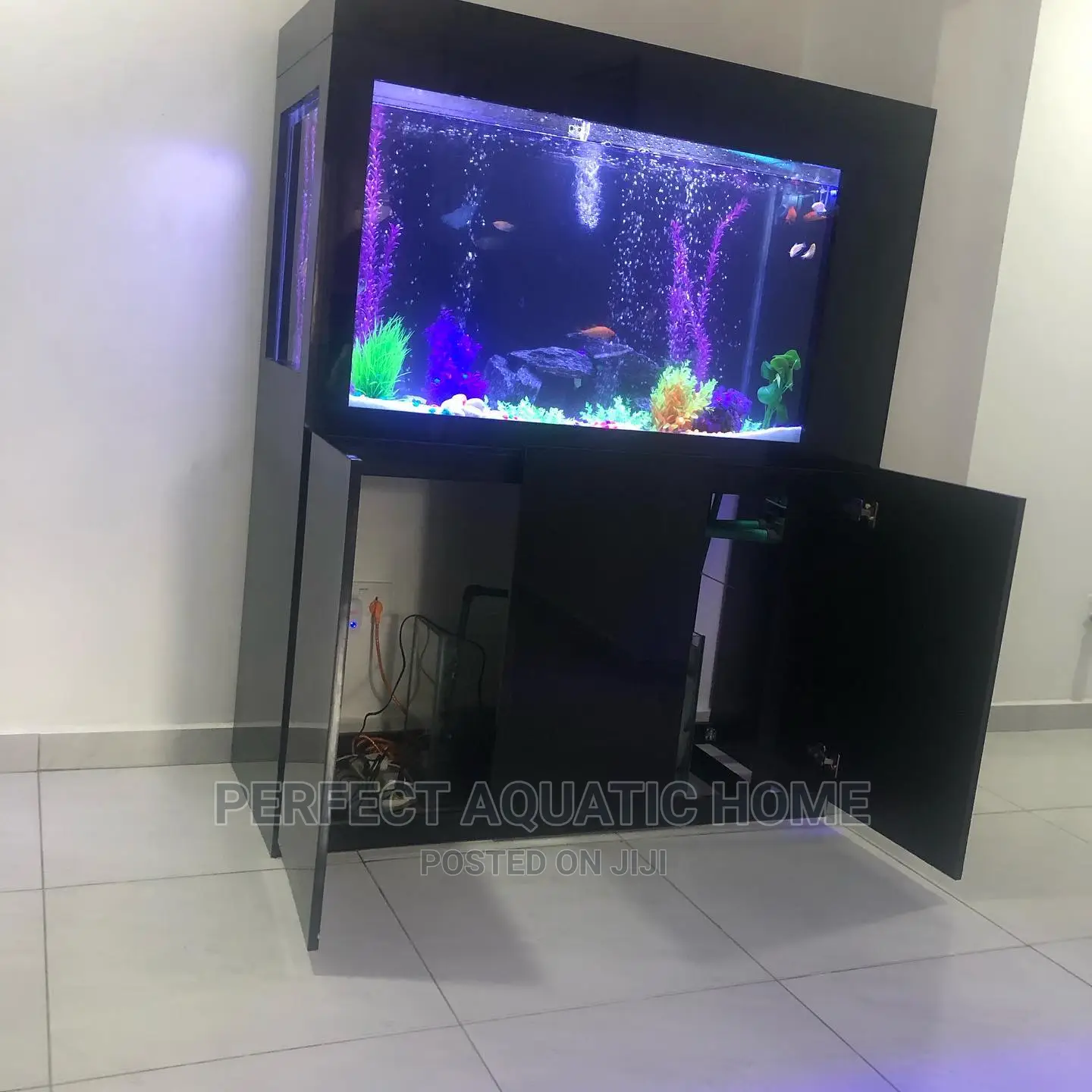 Aquarium Fishes Tank (Black)