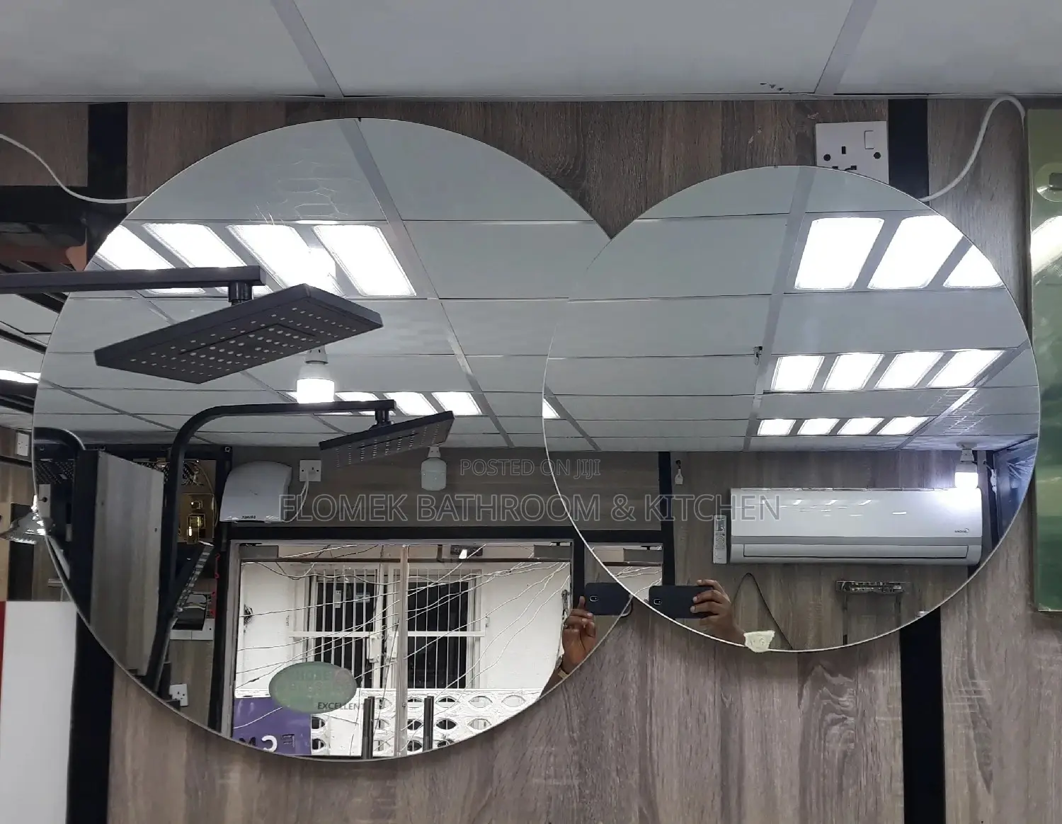 Double Round LED Mirror